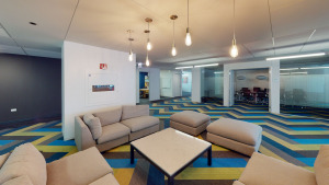 135 S. LaSalle lounge area