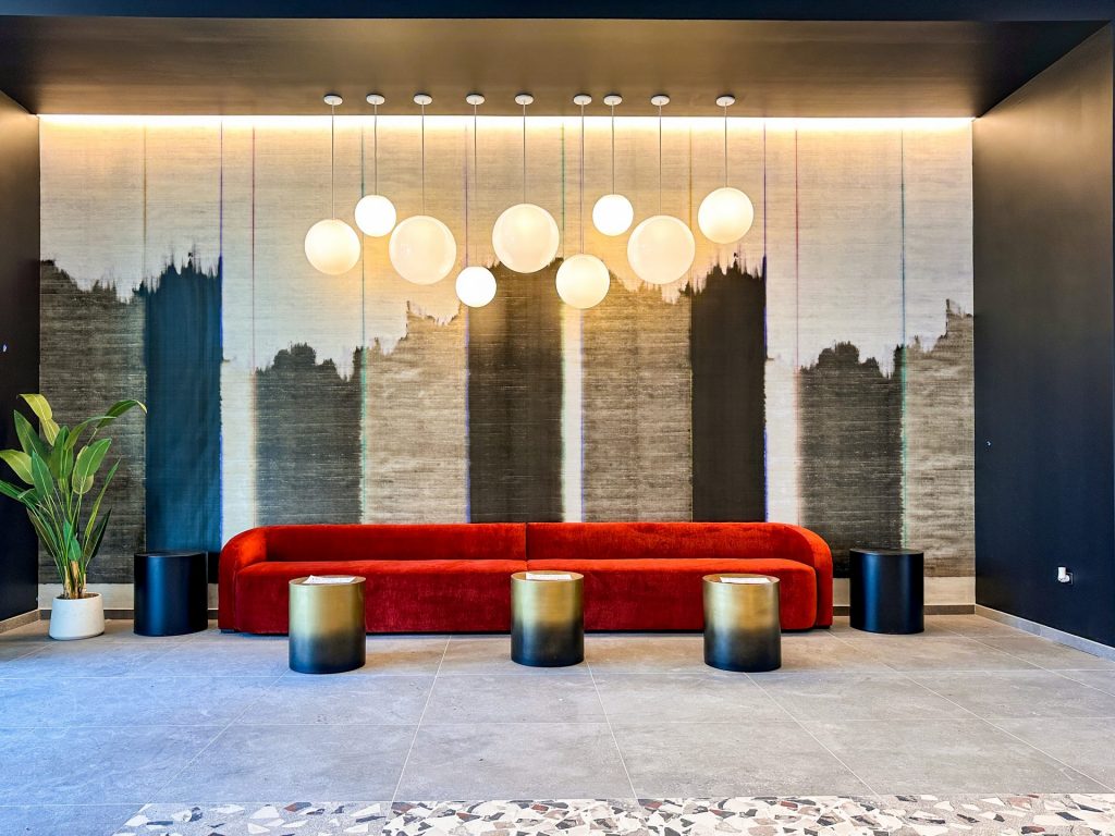 The 808 lobby