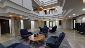 900 N. Franklin Street atrium