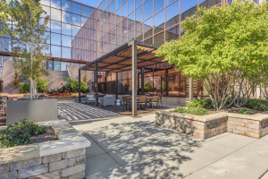 Edens Corporate Center outdoor area