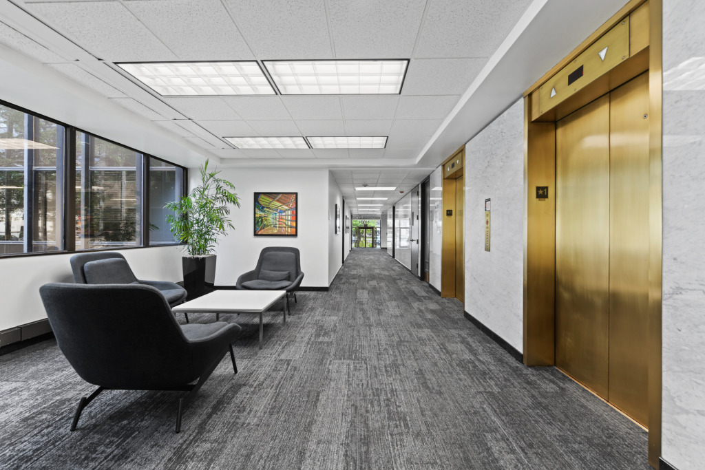 Touhy Office Plaza lobby elevators