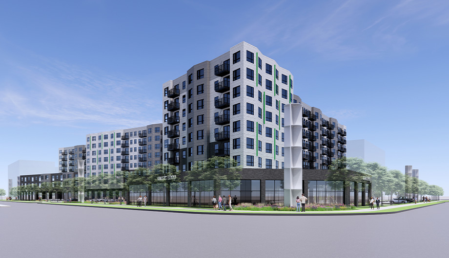 Bradford Allen submits plan for 300-unit mixed-use development in Arlington Heights, Ill.